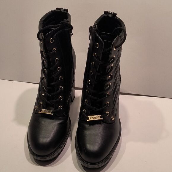 Guess Black Heeled Boots - Picture 2 of 11